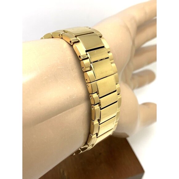 Bulova Men's Watch 97D121 Chronograph Gold Tone Stainless Steel Diamond Dial - Picture 10 of 14